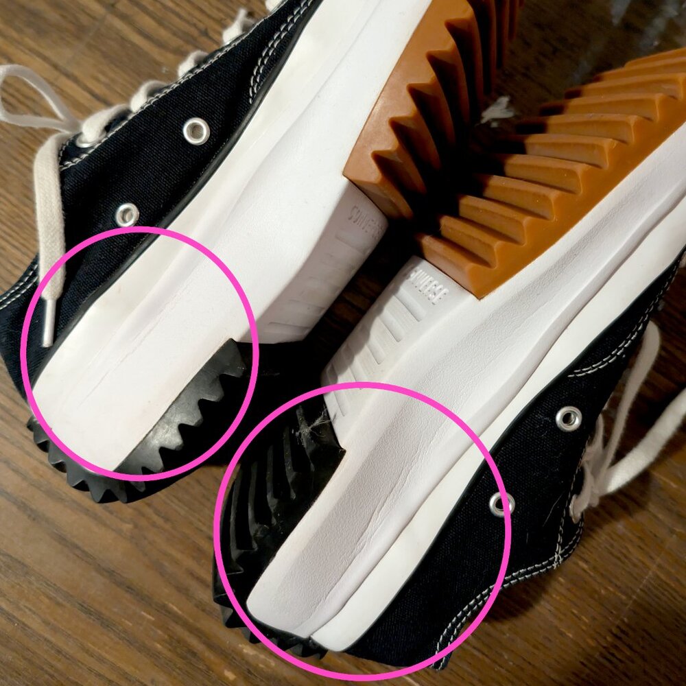 Converse Run Star Hike Low-Top Platform Sneaker Size 8 Women - Picture 7 of 7